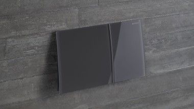 Geberit Sigma70 i lava glass