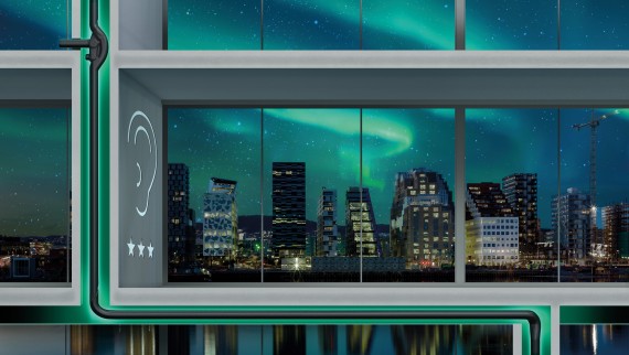 Geberit Silent-db20 SuperTube for høyhus med stor avløpskapasitet og strenge lydisolasjonskrav Geberit Silent-db20 SuperTube for høyhus med stor avløpskapasitet og strenge lydisolasjonskrav