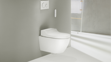 Geberit AquaClean Tuma Comfort med Sigma20 betjeningsplate