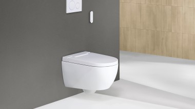 Geberit AquaClean Alba med Sigma20 betjeningsplate