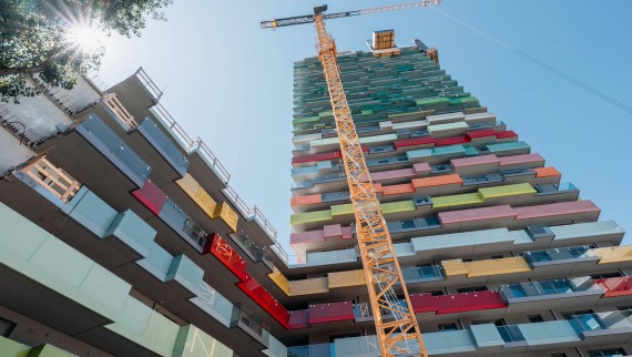 Høyblokken DS 90 i Wien Høyblokken DS 90 i Wien