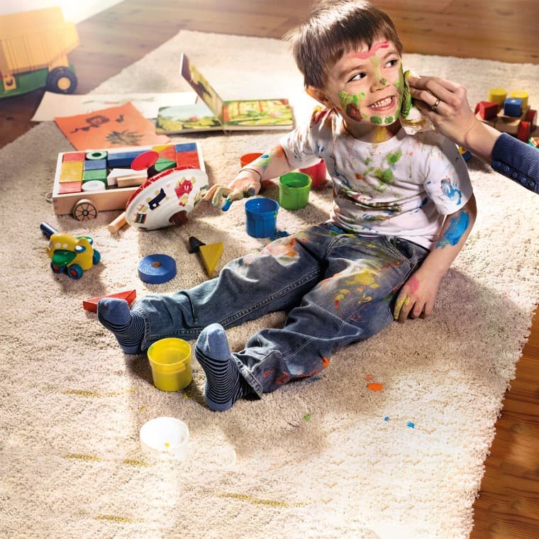 Barn dekket av maling Barn dekket av maling