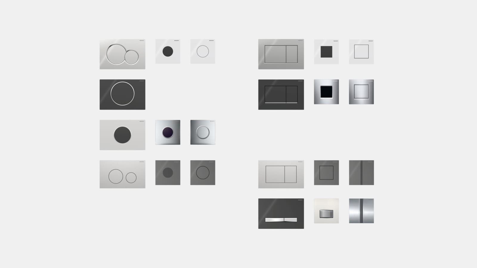 Geberit betjeningsplater og urinalskyll og dekkplater Geberit betjeningsplater og urinalskyll og dekkplater