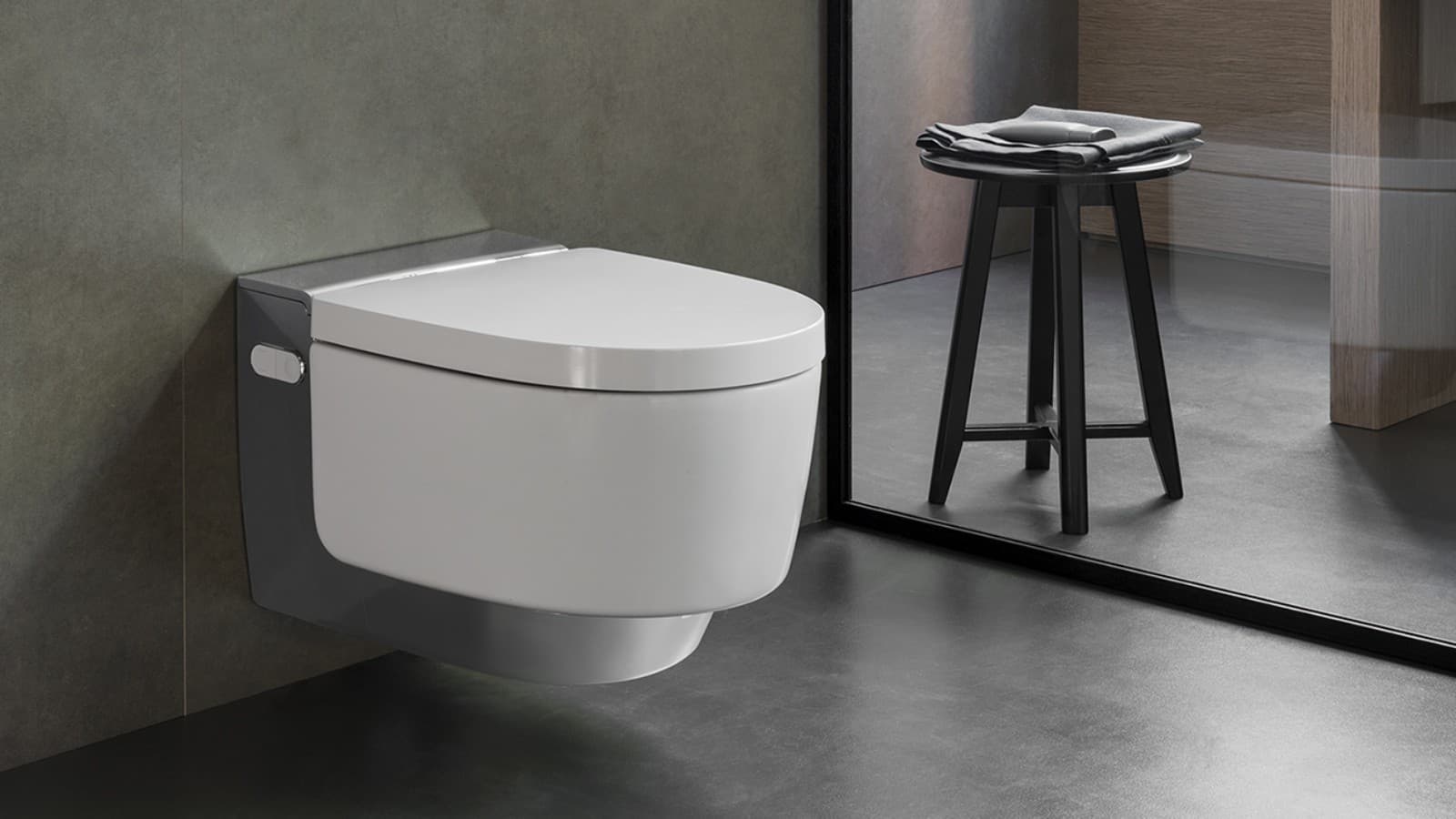 Geberit AquaClean Mera for ekstra komfort (© Geberit) Geberit AquaClean Mera for ekstra komfort (© Geberit)