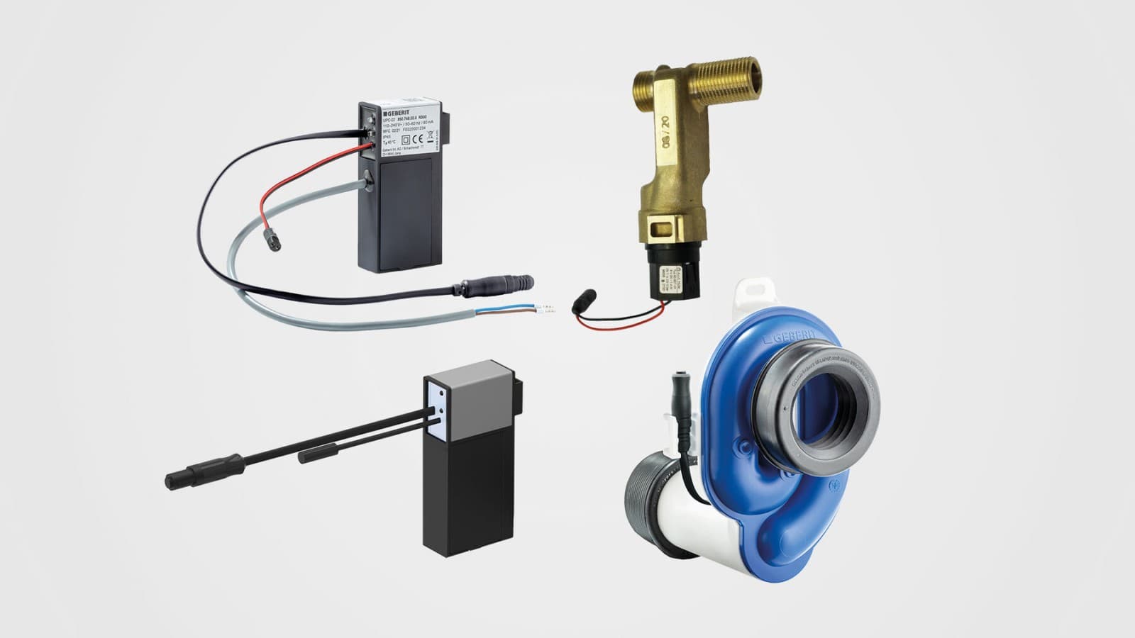 Skjult utsatt urinalstyring Skjult utsatt urinalstyring