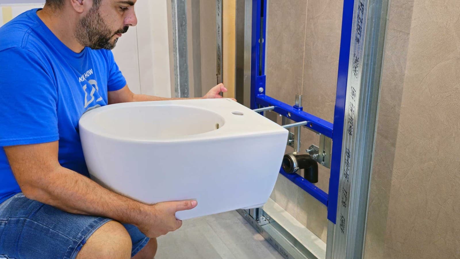 Installasjon av Geberit bidé med EFF3 Installasjon av Geberit bidé med EFF3