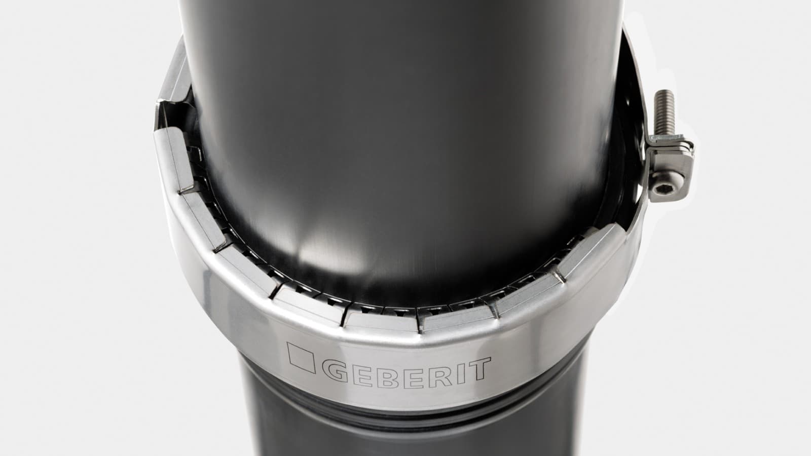 Geberit låseklo gjør Silent-PP egnet for takavvanning Geberit låseklo gjør Silent-PP egnet for takavvanning