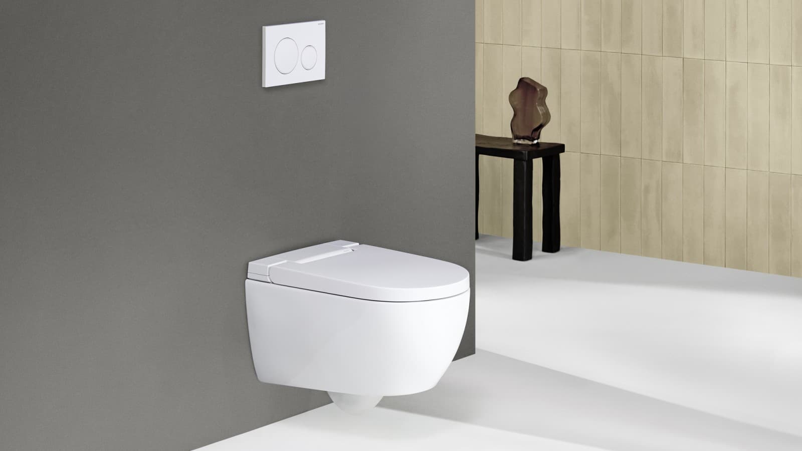 Geberit AquaClean Alba med Sigma20 betjeningsplate Geberit AquaClean Alba med Sigma20 betjeningsplate