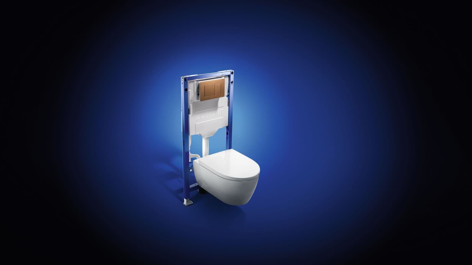 Geberit Sigma innbyggingssisterne, iCon vegghengt toalett med TurboFlush og Sigma40 betjeningsplate Geberit Sigma innbyggingssisterne, iCon vegghengt toalett med TurboFlush og Sigma40 betjeningsplate