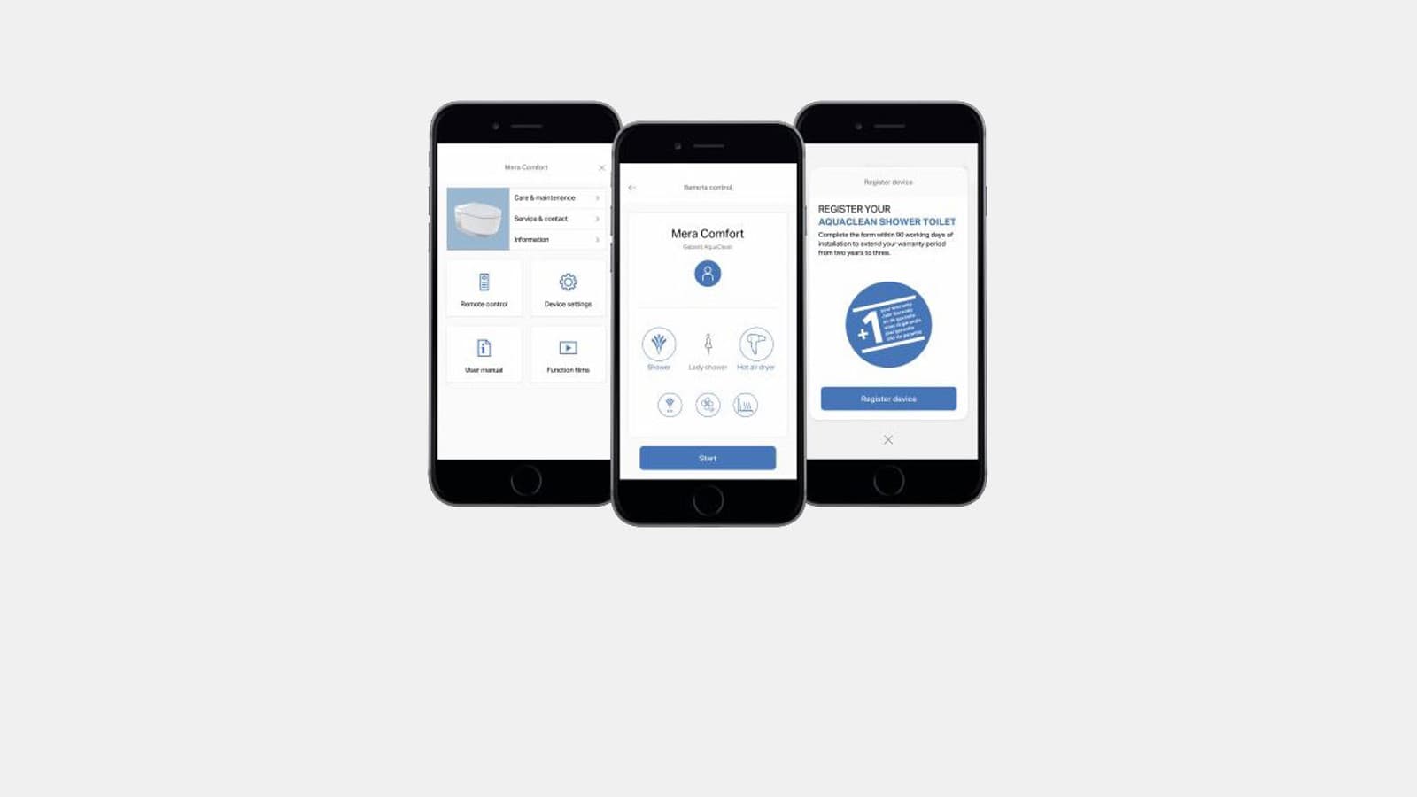 Geberit Home app Geberit Home app