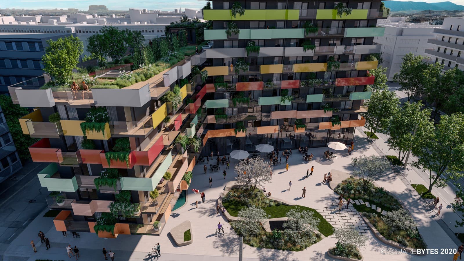 Bolighøyhus DS 90 i Wien (Østerrike) Bolighøyhus DS 90 i Wien (Østerrike)