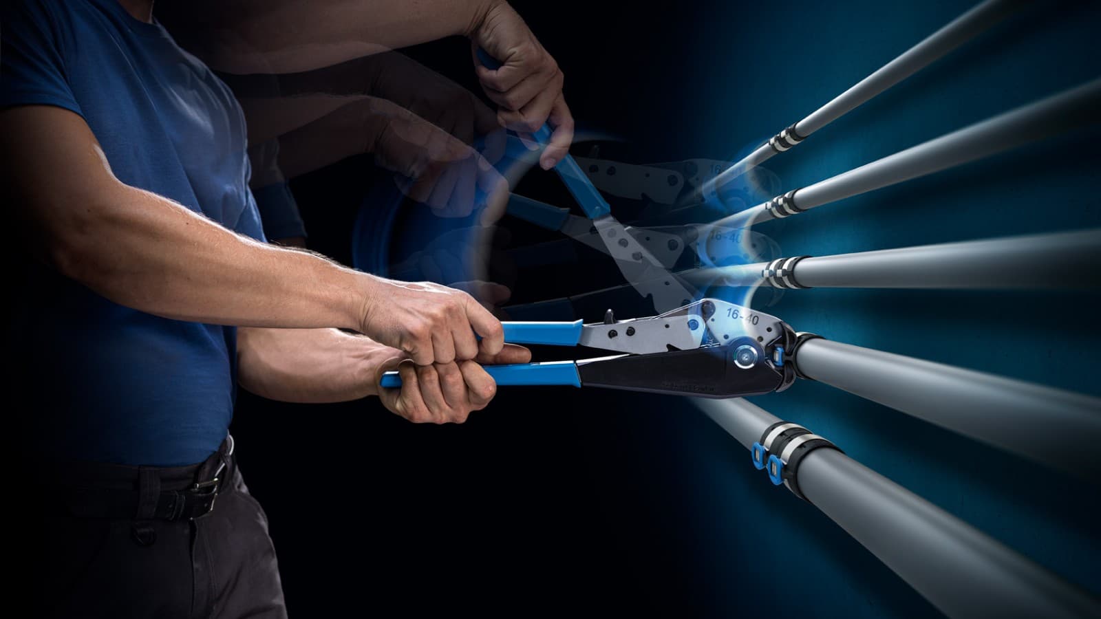 Geberit FlowFit: slutt på verktøybytte Geberit FlowFit: slutt på verktøybytte