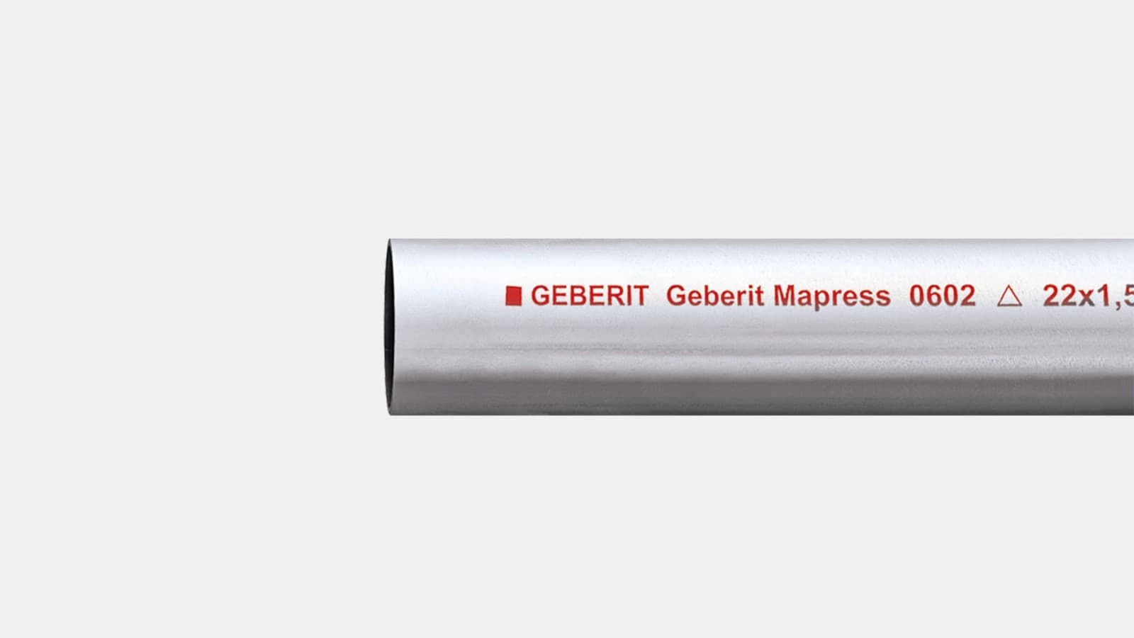 Geberit Mapress El-Forsinket Stål systemrør, utvendig sinkbelagt Geberit Mapress El-Forsinket Stål systemrør, utvendig sinkbelagt