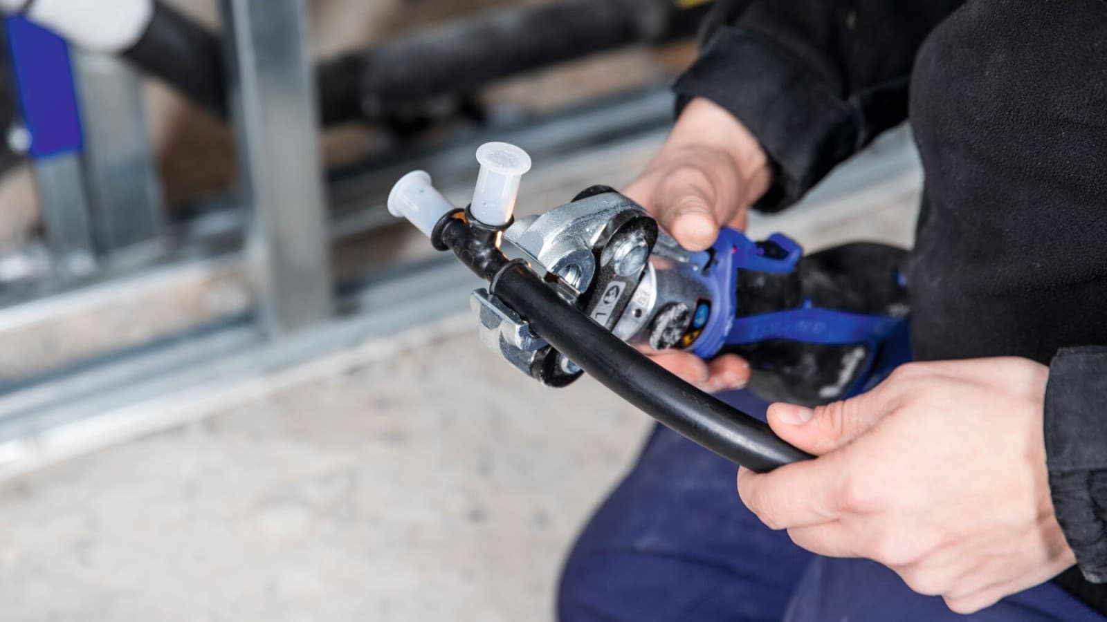 Enkel pressing med Geberit Mepla Enkel pressing med Geberit Mepla